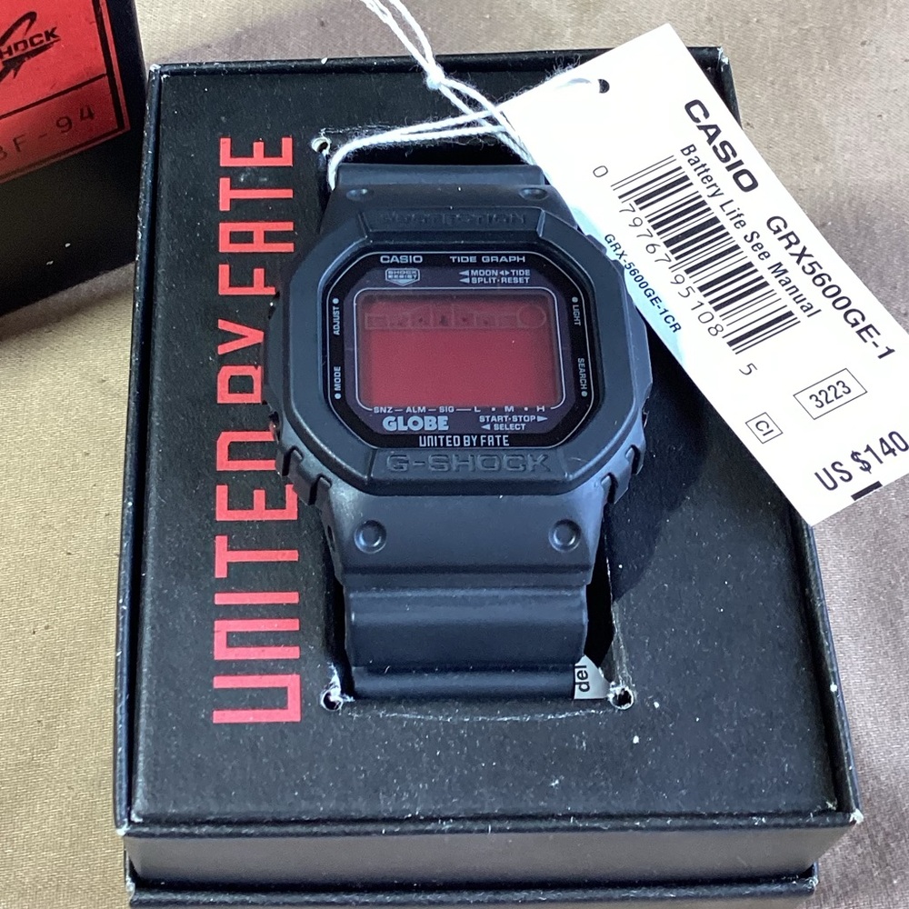 Casio G-Shock x GLOBE Limited Edition Watch 2011 GRX-5600GE-1CR 3223
